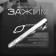 Clain clamp "Classic" transverse line, silver color