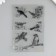 Stamp for creativity Silicon "Birds on branches" 11x16cm