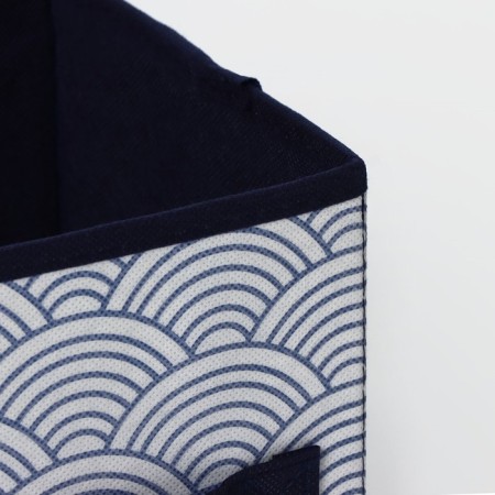Stellying box for storage of the Dolyan "Wave", 19 × 19 × 19 cm, Blue color-2