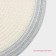 Serving napkin on the table "Lana", d = 38 cm, white color