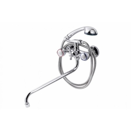 FAUZT FZS-428-17 bathtub mixer, two-wound, pour 340 mm, watering can, chrome