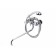 FAUZT FZS-428-17 bathtub mixer, two-wound, pour 340 mm, watering can, chrome