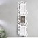 Photo frame in 3 photos 10x15 cm "sprouts" white 67.5x19.5x2 cm