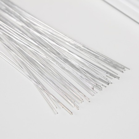 Wire for the manufacture of artificial colors "silver" 40 cm section 0.07 mm-1
