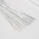 Wire for the manufacture of artificial colors "silver" 40 cm section 0.07 mm