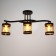 Chandelier 1080/3BK 40W E27 Black 58x14x27 cm Bayerlux