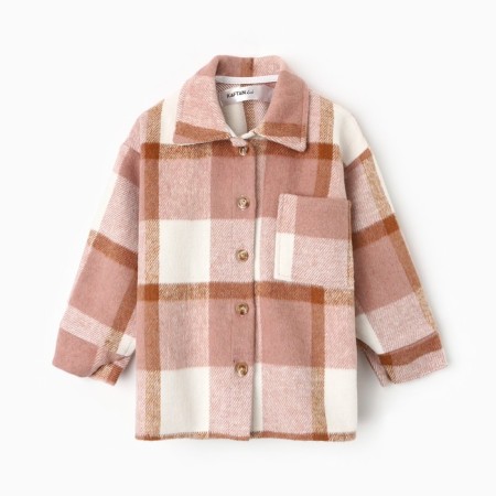 Children's shirt KAFTAN insulated, size 38 (146-152 cm), pink