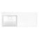 Sink over the washing machine Uperwood Magenta, 110 cm, left, white