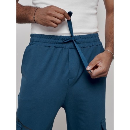 Joggers male, size 56, blue color-10