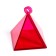 Goyzics for balloons "Pyramid", 8 x 6 x 6 cm, color mix