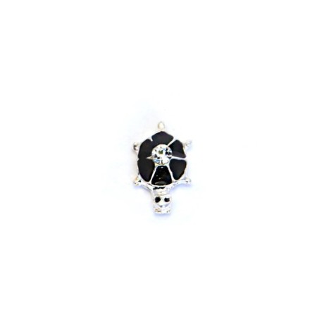 Metal fittings Pole "Turtle", black, 4 pcs