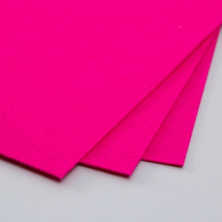 A set of hard felt "Astra" (3 pcs) fuchsia, 1 mm, 160 g, 20x30 cm-2
