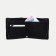Women's wallet with lightning, black color