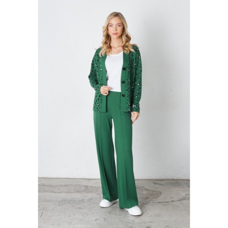 Female set: cardigan and trousers, size 54