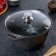 Pan, 4 l, d = 24 cm, h = 13.5 cm, glass cover, anti -stick coating, color dark marble