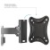 Kromax Corbel-3 Black 10 "-32" Max.25kg, wall turning and 107490