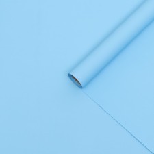 Matte film 70 microns, 57cm*10m, blue