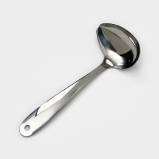 A spoon for stainless steel sauce of the EVERYDAY, 50 ml, 26.5 × 10 cm, thickness 3 mm, silver color