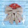 Jewelry decoration "Bolt Glitter" 20x18 cm, beige
