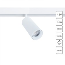 Магнитный трековый светильник Arte Lamp Linea A4661PL-1WH, LED, 13 Вт, 2.3х12.7х23 см, 1020 Лм, белый