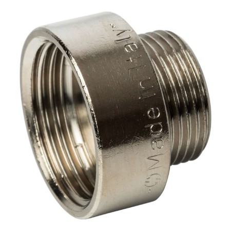 Adapter Stout SFT-0008-000134, 1 "x 3/4", internal/outer thread, nickel. brass-2