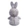 Soft toy "Bunny with a heart", color mix