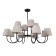 Ceiling light Gerhort G11099/12MBK+AB GR, 12x40W, E14, 67x91x91 cm, bronze color