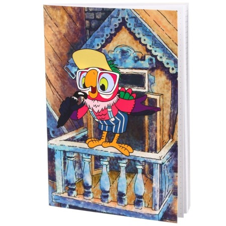 Diary A5, 40 sheets, software, on a clip, Soyuzmultfilm, Parrot Kesha-8