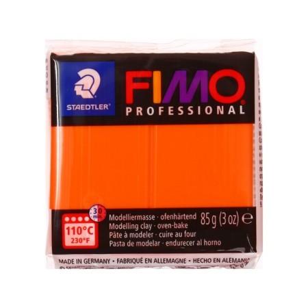 Plastic - polymer clay, 85g, Professional, orange