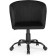 Computer chair thibault plastic/velor, black/black 60x60x81 cm