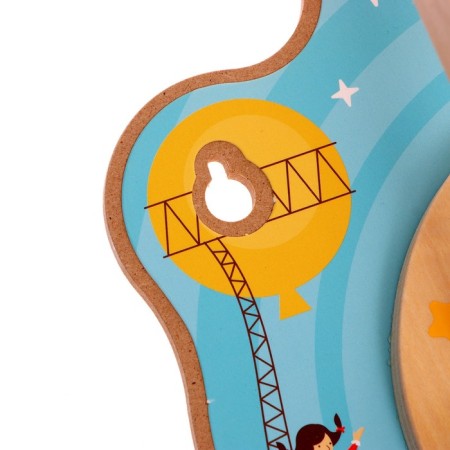 Wall slide "Circus on the mountain" 56 cm-4