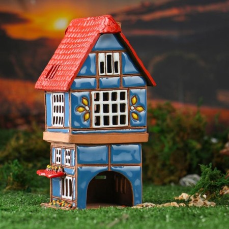 Aroma lace house "Cafe", 20 cm, handmade, mix-1