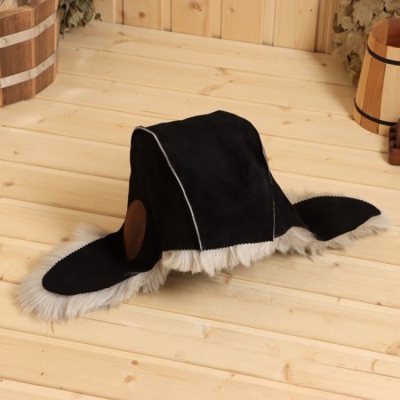 Bath cap of sheepskin "Tanker"