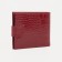 Women's wallet on the button, red color