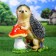 Garden figure "Hedgehog with mushroom" large 38x22x38cm