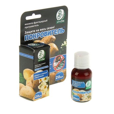 Remedy for diseases and pests of potato "Dr. Green", "patron", 20 ml