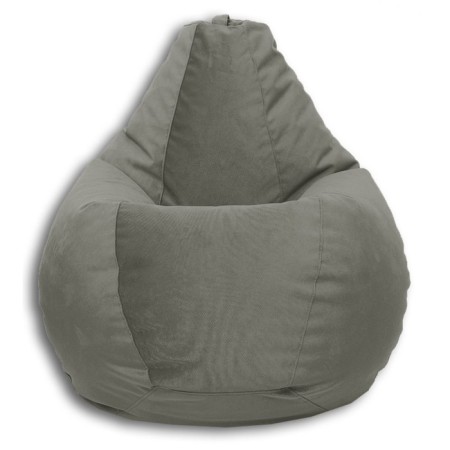 The hand-bag “pear” is positive carat, size l, diameter 80 cm, height 100 cm, velor, color gray color