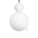 Lamp "ALVA" G9 40W white 12x12x18-118 cm
