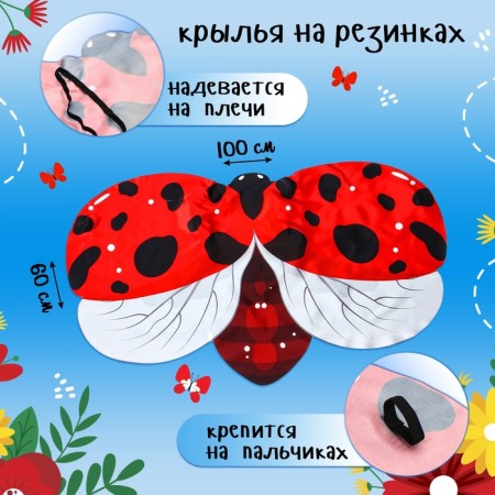 Carnival cape "Cute Love Korovka"-1