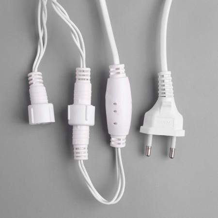 Garland “thread” 10 m, IP44, UMS, white thread, 100 LED, Green glow, 220 V-3