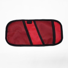 Organizer in the sunscreen visor, Oxford 600, red, 300x140x8 mm
