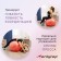 Fitball ONLYTOP, D = 85 cm, 1400 g, anti -wings, Orange color