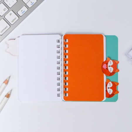 Notepad with dividers "Fox", A7, 40 liters-3