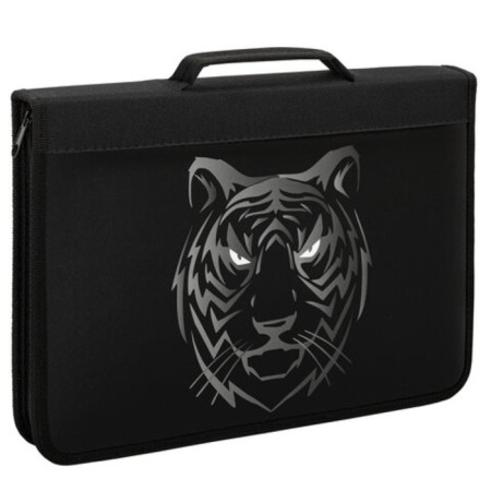 Brauberg A4 Lightning folder with a pen, an organizer, 1 department, "Tiger", 271449-2