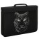 Brauberg A4 Lightning folder with a pen, an organizer, 1 department, "Tiger", 271449