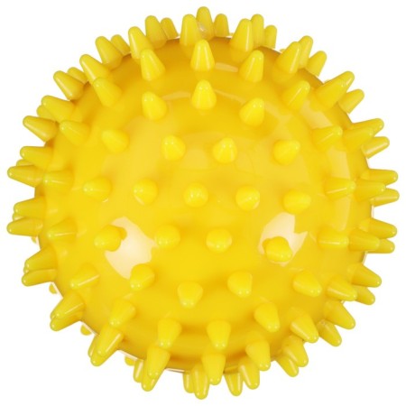 Massage ball Onlytop "Hedgehog", D = 7.5 cm, yellow color-5
