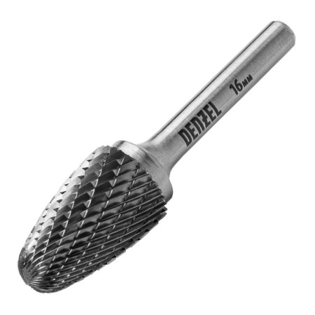 Borfraz on the metal Denzel 72046, carbide, parabolic, type-F, 16 mm
