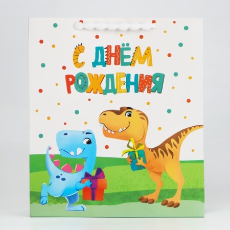 Laminated vertical package "Happy Birthday", m 26 x 30 x 9 cm-3