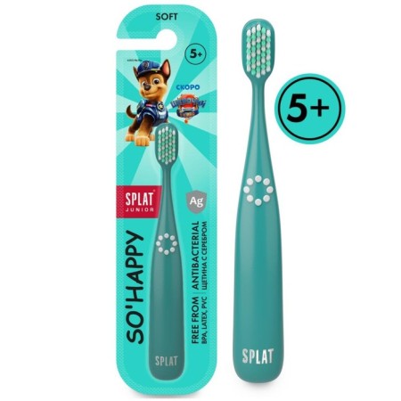 SPLAT Junior Soft toothbrush for children, mix-7