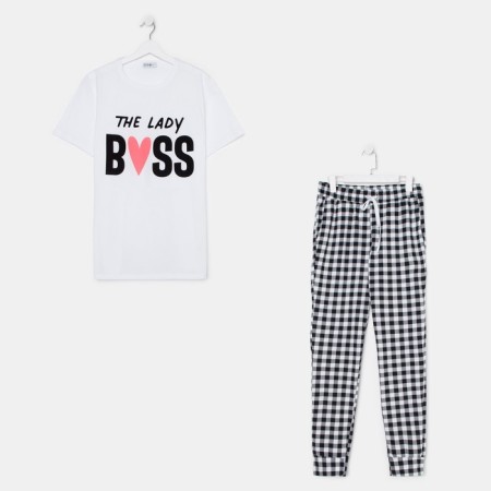 Female pajamas (T -shirt and trousers) KAFTAN "BOSS" p. 44-46-1